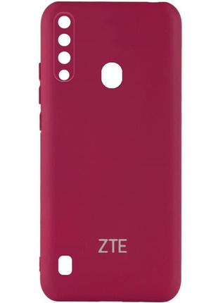 Чехол silicone cover my color full camera (a) для zte blade a7 fingerprint (2020)