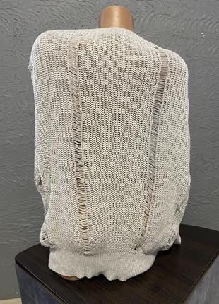 Трендовый рванный свитер светр кофта shein4 фото