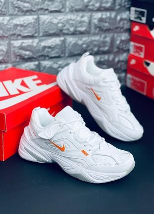 Женские кроссовки nike air max monarch белые кожаные кроссовки найк аир макс мoнарх