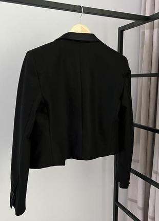 Вкорочений піджак блейзер mango zara класичний уколоченный пиджак новая коллекция3 фото