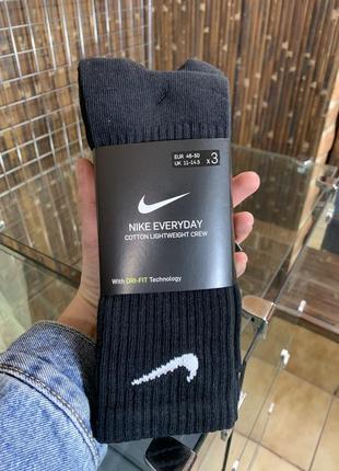 Оригінальні шкарптеки nike swoosh big logo плотні нові чорні