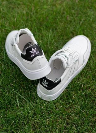 Весенняя/осенняя обувь мужская | кожаные кеды adidas | кроссовки5 фото