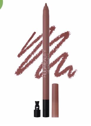 Huda beauty lip contour 2.0 automatic matte lip pencil 👄 автоматический выкручивающийся матовый карандаш для губ