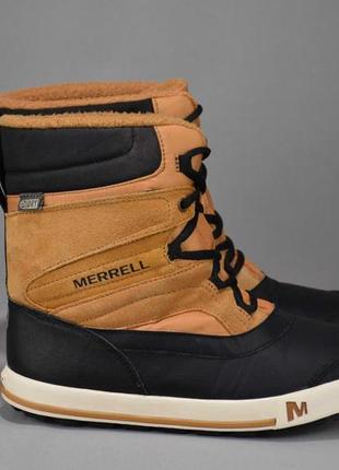 Merrell snow bank 2.0 insulated waterproof термоботинки черевики зимові непромокаючі оригін 35р/22.5