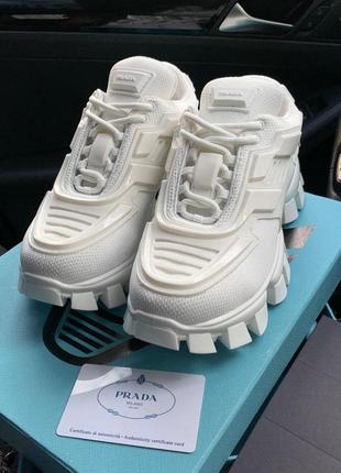 Кроссовки prada cloudbust thunder белый цвет (36-40)2 фото