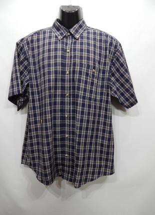 Мужская  рубашка с коротким рукавом reseruoir оригинал р.52 (002кр) (только в указанном размере, 1шт)