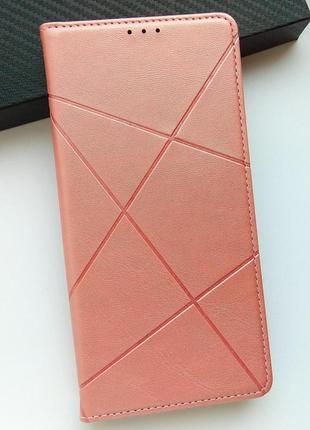 Чехол для xiaomi redmi note 11 / 11s книжка подставка с магнитом и визитницей business leather