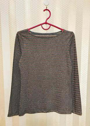 Базовый лонгслив в полоску от дорогого немецкого бренда marc aurel