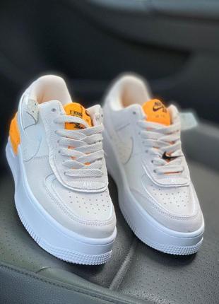 Nike air force 1 shadow laser orange женские кроссовки найк (36-40)