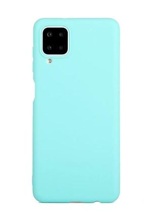 Чехол fiji soft для samsung galaxy m32 (m325) силикон бампер голубой1 фото