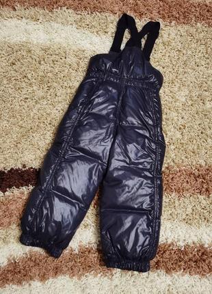 Комбинезон полукомбинезон зимний moncler оригинал (92-98 р)2 фото