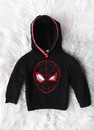 Кофта толстовка худи с капюшоном spiderman человек паук primark1 фото