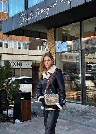 Женская стильная сумка бежевая хит тренд gucci7 фото