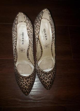 Туфлі-човники леопардового принту1 фото