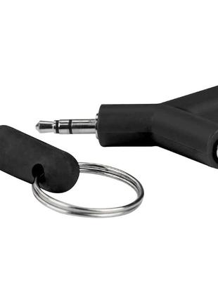 Розгалужувач перехідник адаптер для навушників mini jack 3.5 мм x 2 mini jack 3.5 мм