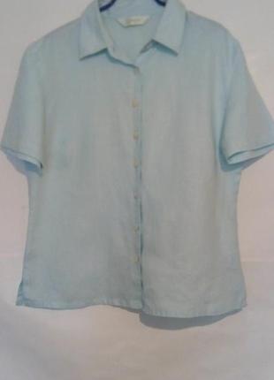 Летняя льняная блуза, рубашка, 100% лен, jumper