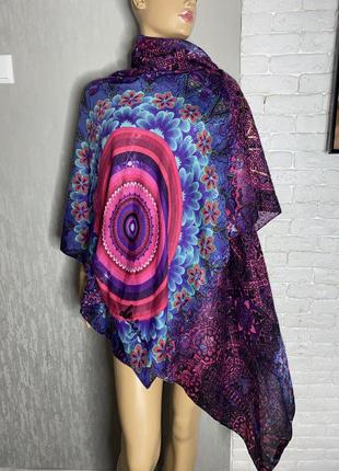 Дизайнерский палантин шаль desigual