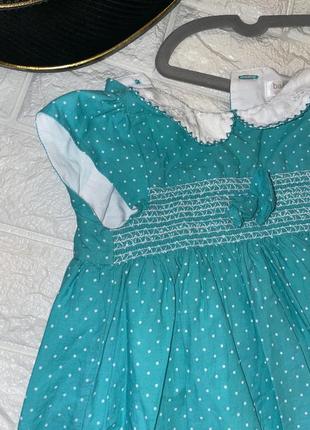 Стильное нарядное пышное платье на девочку 6-9 месяцев9 фото
