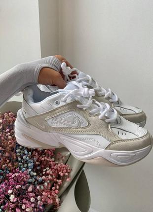 Жіночі кросівки nike mk2 tekno white/beige3 фото