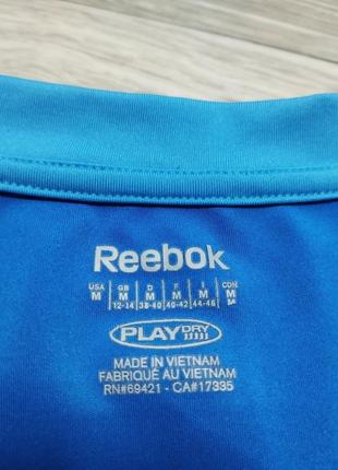 Reebok синяя спортивная футболка4 фото