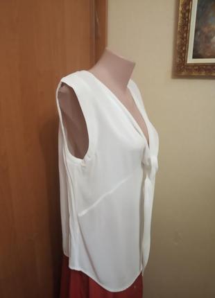 Белая легкая летняя блуза2 фото