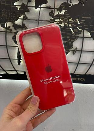 Чохол-накладка silicone case з мікрофіброю для iphone 13 pro max,силіконовий чохол для айфон 13 про макс