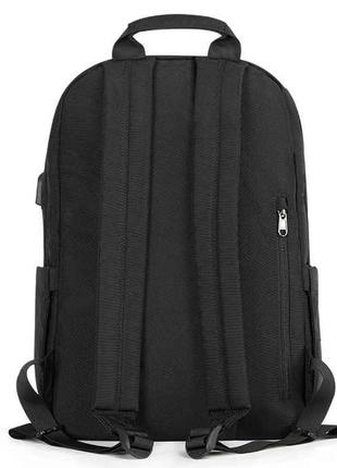 Рюкзак міський tigernu t-b3892 для ноутбука 15.6" з usb  об'єм 20л. чорний7 фото