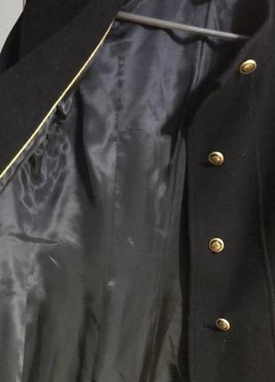 Пальто женское черное с цепками stella pollare италия5 фото