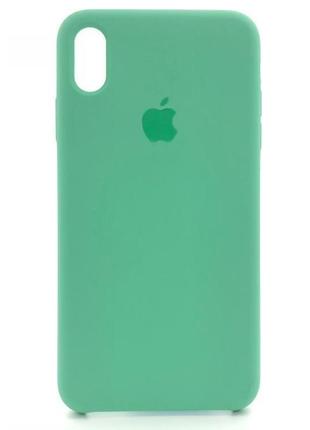 Силіконовий чохол apple silicone case iphone xs max spearmint