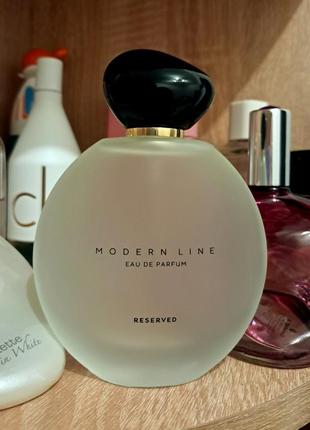 Modern line eau de parfum 100ml reserved