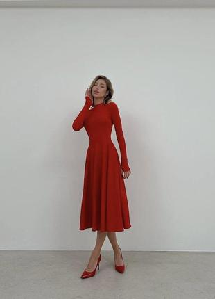 Шикарное платье миди