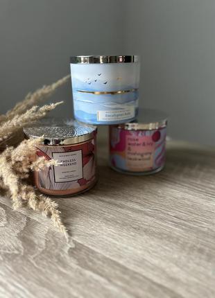 Свічки bath and body works