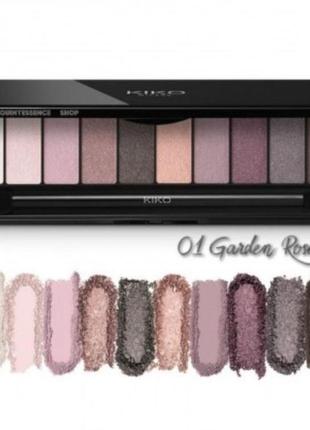 Палетка теней kiko milano soft nude eyeshadow palette1 фото