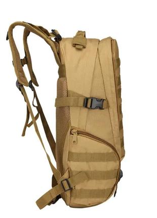 Рюкзак мультикам тактический, городской на 30-35 литров, крепкий военный рюкзак олива / пиксель5 фото
