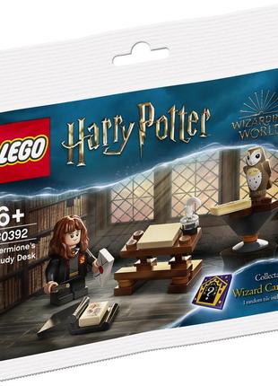 Коллекционный полибег лего гарри поттер - учебный стол гермионы [lego harry potter 30392 hermione’s study desk