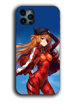 Чехол для телефона аниме евангелион аска evangelion силиконовый (cheh_219)