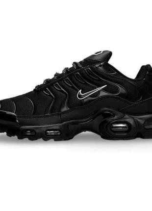 Кросівки nike air max tn all black white