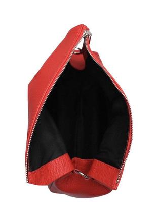 Женская кожаная сумка italian fabric bags 1426 red6 фото