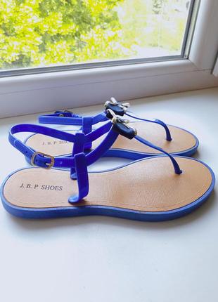 Летние босоножки силиконовые с бантиками