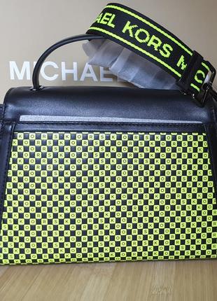 Оригинал! сумка michael kors whitney medium checkerboard logo satchel3 фото