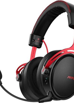 Навушники mpow air bh415a black-red бездротові повнорозмірні