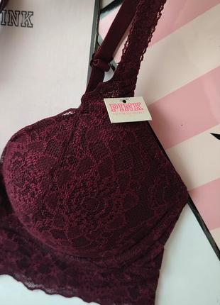 Victoria's secrets pink xs 34 бюстгальтер бралет push up 70a 32a 70b 32b 70c 32c3 фото