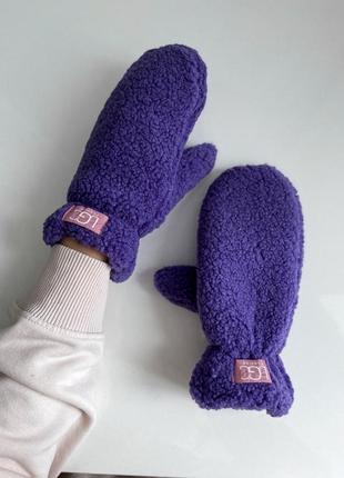 Теплі рукавички тедді10 фото