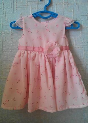 Ніжне плаття для маленької принцеси 3-6 міс.