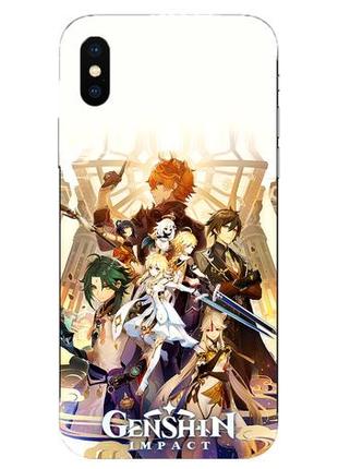 Чехол для телефона геншин удар genshin impact силиконовый (cheh_104)