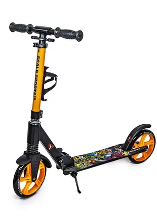 Американский самокат scooter scale sports orange.