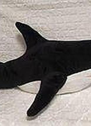 М'яка іграшка акула ikea 100см, плюшева іграшка-подушка блохей, чорний4 фото