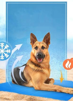 Охолоджуючий килимок для собак і кішок xxxl (польща)7 фото