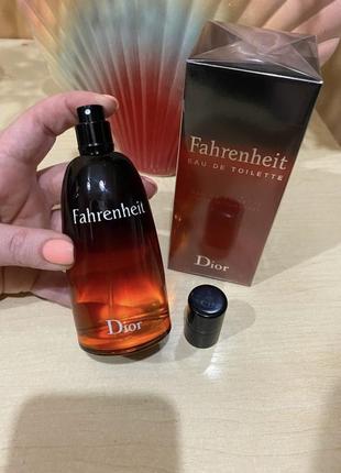 Парфуми christian dior fahrenheit 100 ml туалетна вода чоловічі парфуми крістіан діор фаренгейт4 фото