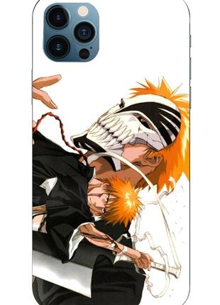 Чехол для телефона аниме блич ичиго силиконовый (cheh_157)